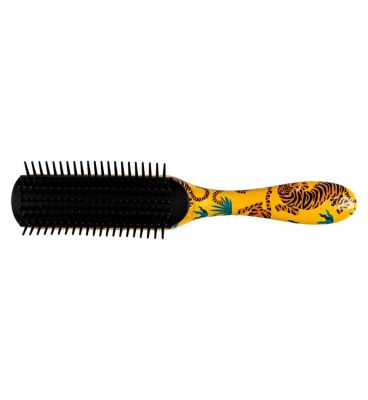 Denman D3 Deluxe Print Wild Cat Hairbrush