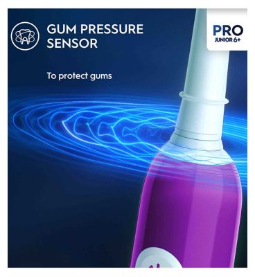 Oral-B Electric Toothbrush Junior +6 Years Purple