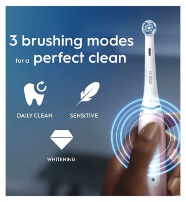 Oral-B iO3 Electric Toothbrush Blush Pink (+ Travel Case)