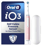 Oral-B iO3 Electric Toothbrush Blush Pink (+ Travel Case)