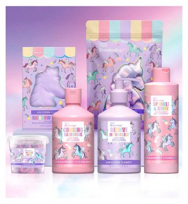 Baylis & Harding Beauticology Sparkle & Shine Strawberry Starburst Bubble Bath 500ml