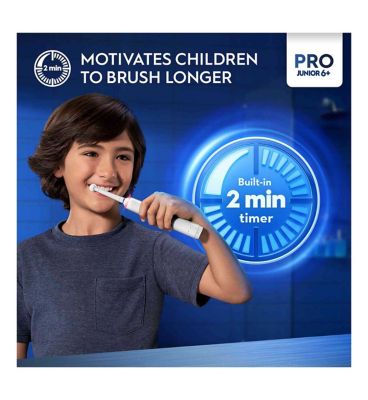 Oral-B Pro Junior Electric Toothbrush, 1 Frozen Handle, 1 Toothbrush Head, Designed By Braun, For Ages 6+