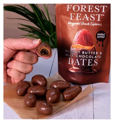 Forest Feast Peanut Butter Milk Chocolate Dates - 140g