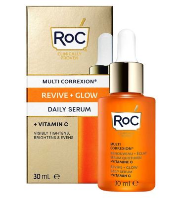 RoC Multi Correxion&nbsp;Revive + Glow Daily Serum, Vitamin C Blend for Brighter, Firmer Skin 30ml