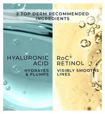 RoC Retinol Correxion Line Smoothing Max Hydration Cream, Intensive Anti-Wrinkle & Anti-Aging Moisturiser 50ml