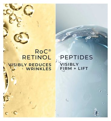 RoC Derm Correxion Dual Eye Cream, 2-in-1 Retinol Eye Duo for Eye Lift and Reduced Wrinkles 20ml