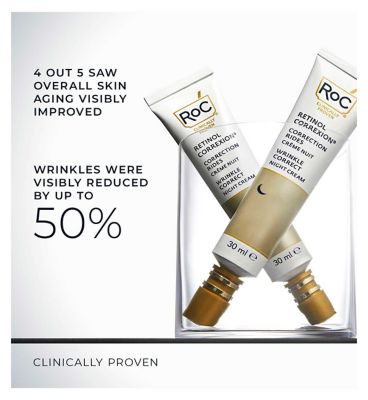 RoC Retinol Correxion Wrinkle Correct Night Cream for Smoother Skin & Reduced Wrinkles 30ml