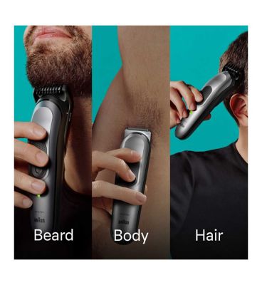 Braun All-In-One Style Kit Series 7 MGK7440, 11-in-1 Everyday Grooming Kit For Men