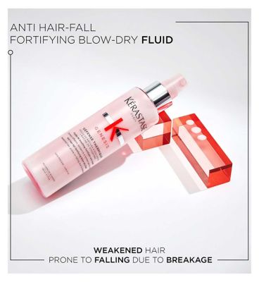 Kérastase Genesis, Nourishing  Blow-dry Spray Cream, For Weakened Hair, With Ginger Root, Defence Thermique, 150ml