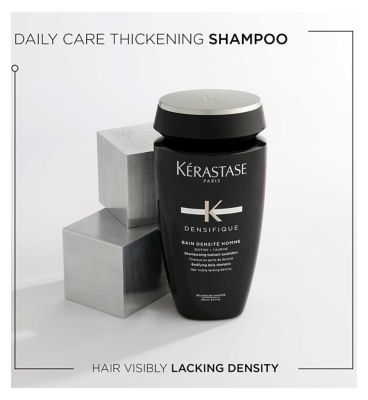 Kérastase Densifique Homme, Thickening & Volumising Shampoo, For Fine Hair, With Biotin & Taurine, Bain Densité, 250ml