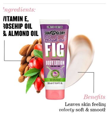 Soap & Glory Limited Edition Fresh As Fig Body Lotion 250ml