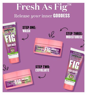Soap & Glory Limited Edition Fresh As Fig Body Scrub 200ml