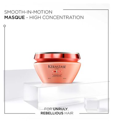 Kérastase Discipline, Restorative Anti-Frizz Hair Mask, For Unruly Hair, With Morpho-Kératine Complex 200ml