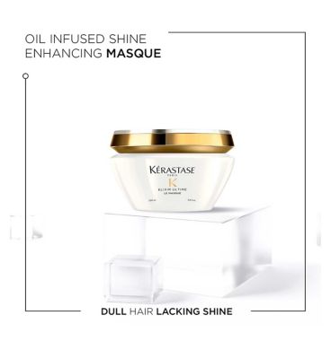 Kérastase Elixir Ultime Hair Mask, Oil-infused Shine Treatment, For Dull Hair, With Five Precious Oils 200ml