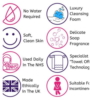 Nilaqua Towel Off Skin Cleansing Body Foam 500ml
