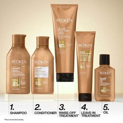 REDKEN All Soft Shampoo For Dry Hair, With Argan Oil 300ml