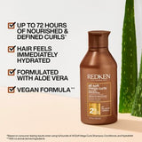 REDKEN All Soft Mega Curls Shampoo,For Dry Curly & Coily Hair, Sulphate-Free To Gently Cleanse 300ml