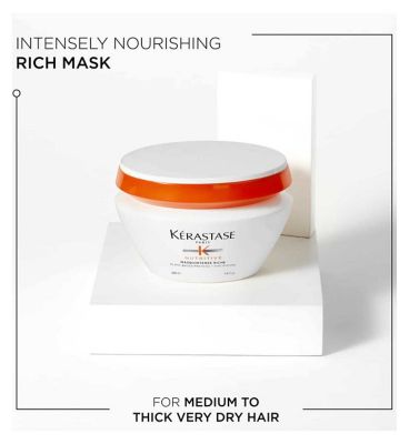Kérastase Nutritive Rich Deep Nutrition Hair Mask for Very Dry Medium to Thick Hair, With Niacinamide 200ml