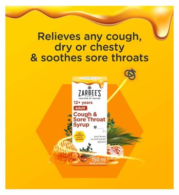 Zarbee’s® Adult Cough & Sore Throat Syrup - 150ml