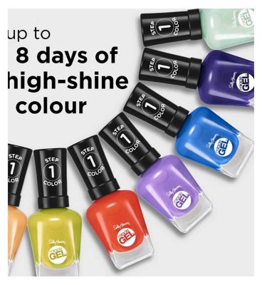 Sally Hansen Miracle Gel Desert Collection Nail Polish - Oaseas - Electric Blue Nail Colour
