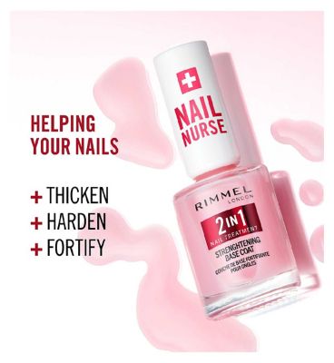 Rimmel Nail Nurse 2 in 1 Base Coat & Strengthener