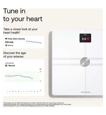 Withings Body Comp - Body Analysis Wi-Fi Smart Scale (White)