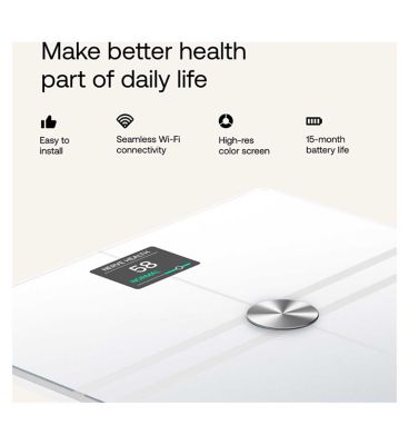 Withings Body Comp - Body Analysis Wi-Fi Smart Scale (White)