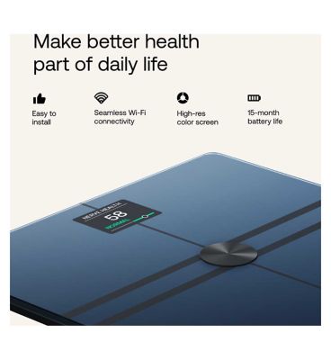 Withings Body Comp - Body Analysis Wi-Fi Smart Scale (Black)