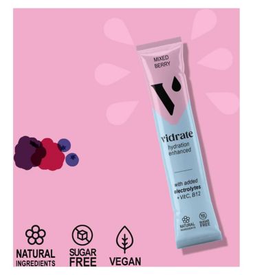 ViDrate Hydration Sachets Mixed Berry - 12 Sachets