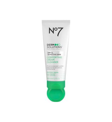 No7 Derm Solutions™ Comforting Cream Cleanser Suitable for Normal to Dry & Sensitive Skin 200ml