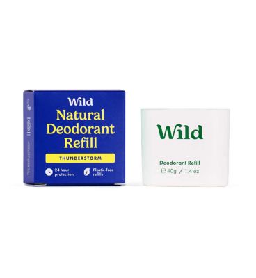 Wild deodorant refill thunderstorm 40g