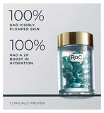 RoC Multi Correxion Hydrate + Plump Serum Capsules with Hyaluronic Acid, 10.5ml- 30 Capsules