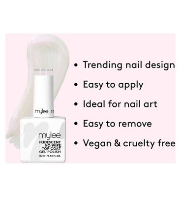 Mylee Iridescent No Wipe Top Coat 15ml