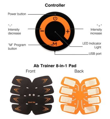 Bodi-Tek Ab Trainer EMS Toning Belt