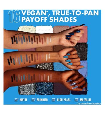 NYX Professional Makeup Ultimate Shadow Palette Vegan 16-Pan - Vintage Jean Baby