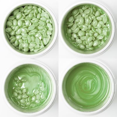 Rio Premium Hard Wax Beads Vegan Green Tea - Pack of 2