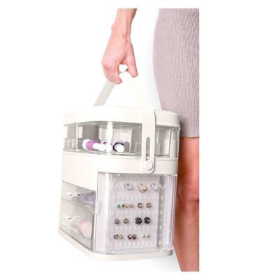 Rio Ultimate Beauty Storage Box with Dimmable Mirror