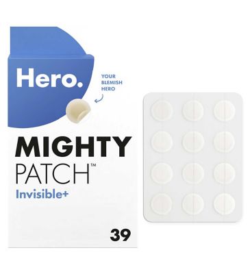 Hero Mighty Patch Invisible Spot Patches, 39 Hydrocolloid Pimple Patches