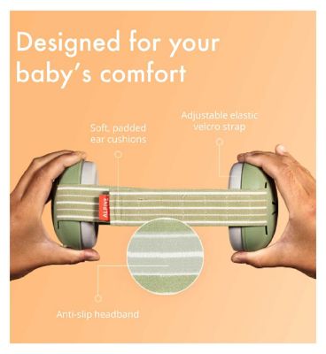 Alpine Muffy Baby Ear Defender - Olive Green