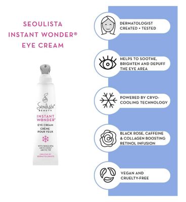 Seoulista Instant Wonder® Eye Cream with Seoulista Cryo Cool Artic Tip 15ml