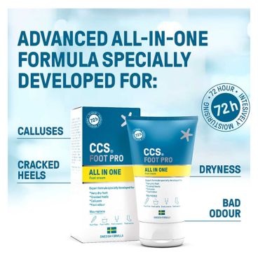 CCS Pro All-In-One Foot Cream - 100ml