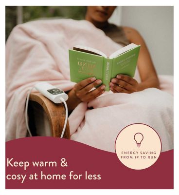 Dreamland Snuggle Up Warming Throw Pink 120X160Cm