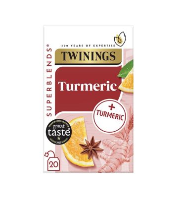 Twinings Superblends Turmeric Tea Bags - 20 Tea Bags