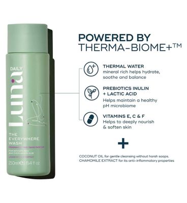 Luna Daily The Everywhere Wash Fragrance Free - 250ml