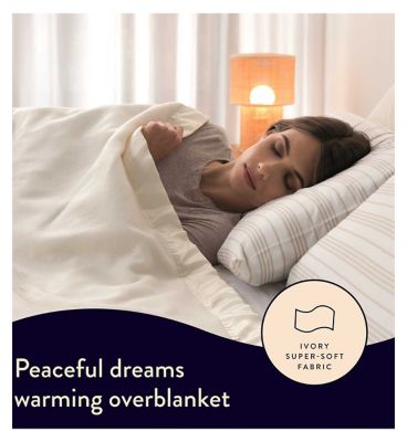 Dreamland Peaceful Dreams Warming Over Blanket King Dual 6T 215X225
