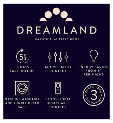 Dreamland Cosy Dreamer Superior Cotton Mattress Warmer Single 150X80 Cm