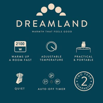 Dreamland Silent Power Protection Fan Heater