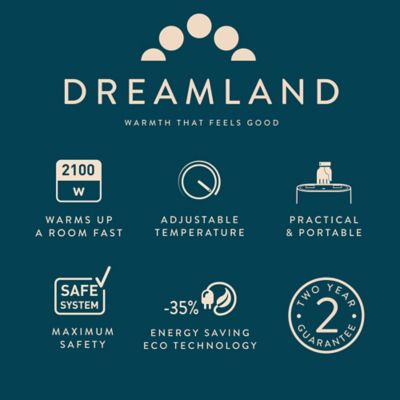 Dreamland Silent Power Eco Fan Heater