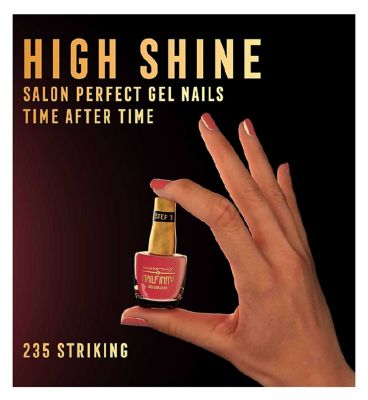 Max Factor Nailfinity Gel Nail Polish Limited Edition Collection - 235 Striking 12ml