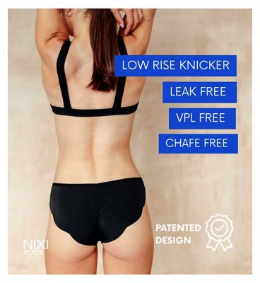 NIXI Body Sarah Black 10 VPL-Free Low Cut Knickers